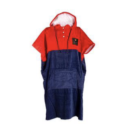 PONCHO RED/NAVY