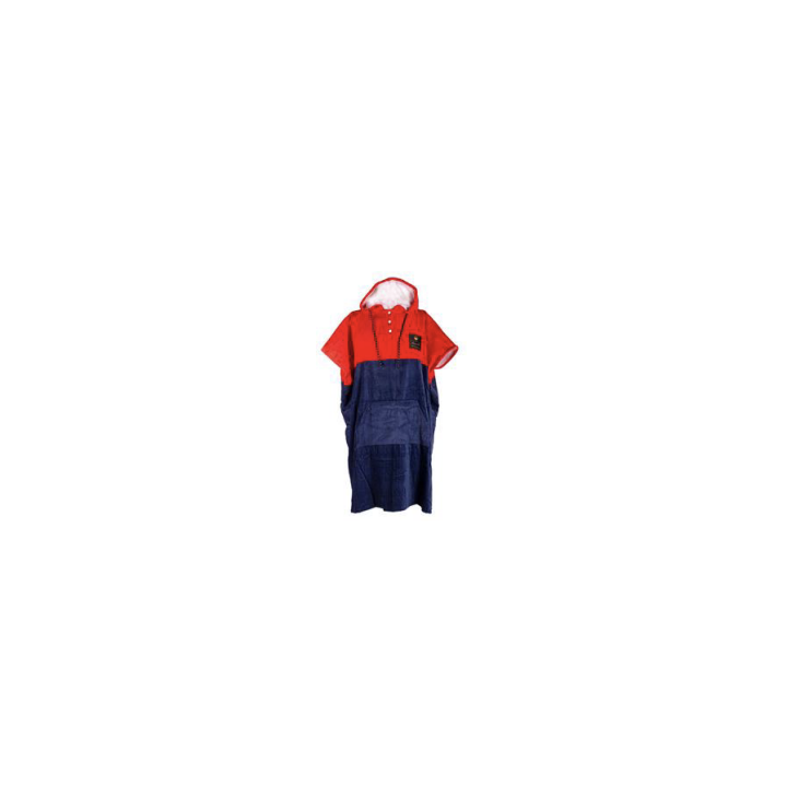 PONCHO RED/NAVY