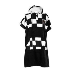 PONCHO BLACK/WHITE
